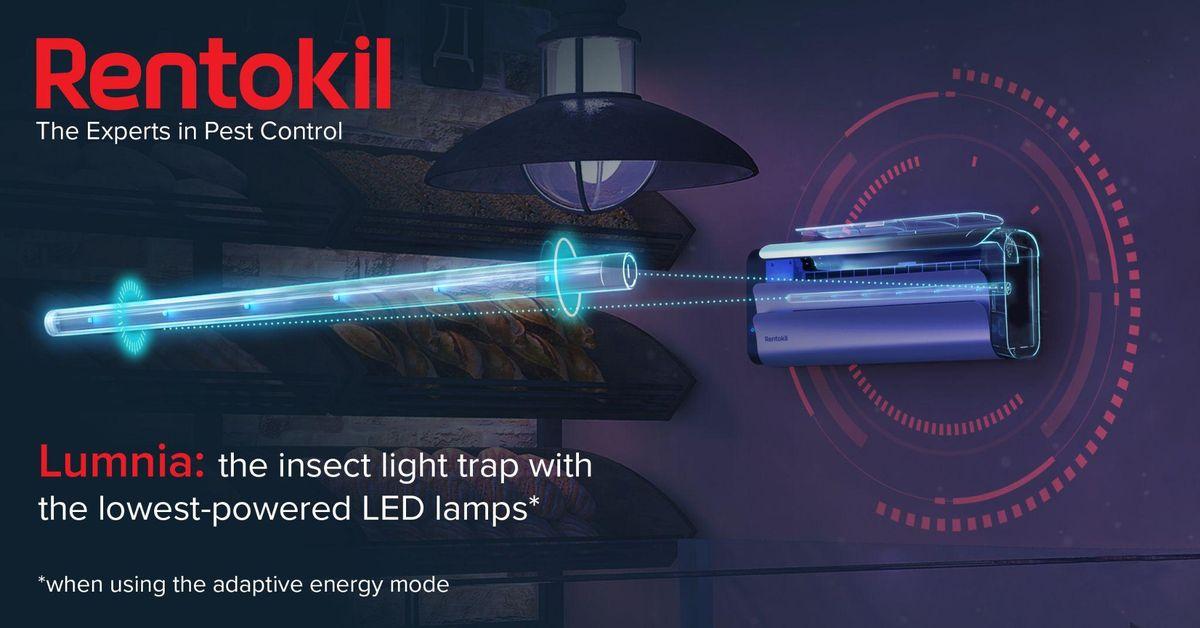 Rentokil Lumnia technology to replace fluroescent light traps
